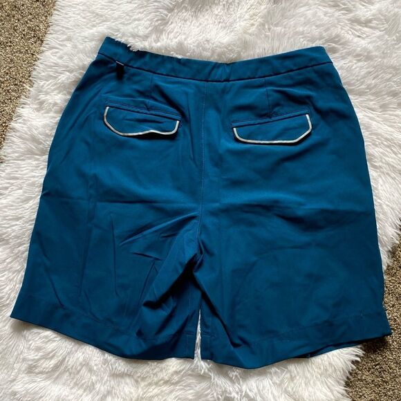 Lululemon Long Story Short Pleated Blue Sweat Wicking Stretch Relaxed Size 6 - Picture 2 of 9